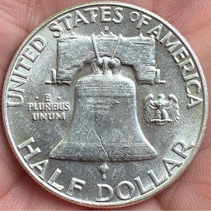 1963 Ben Franklin Silver Half Dollar - Uncirculated